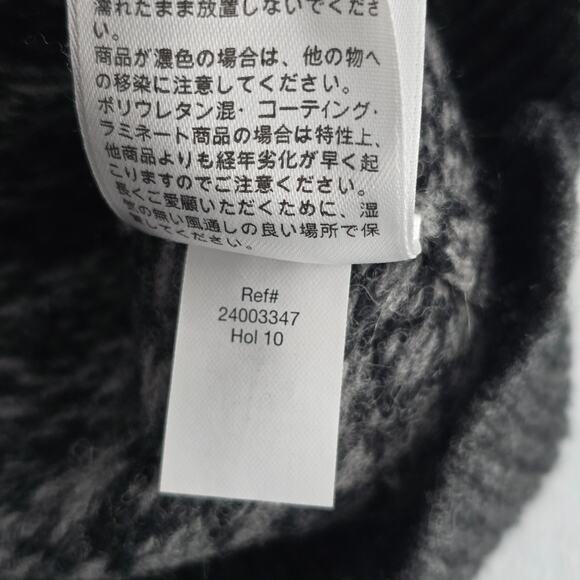 Eddie Bauer Women’s Wool Blend Fair Isle Cardigan Sweater Gray SP 6916 - Picture 7 of 8